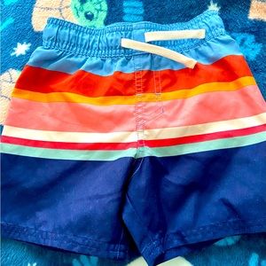 Cat & Jack 3T Striped Bathing Suit Shorts